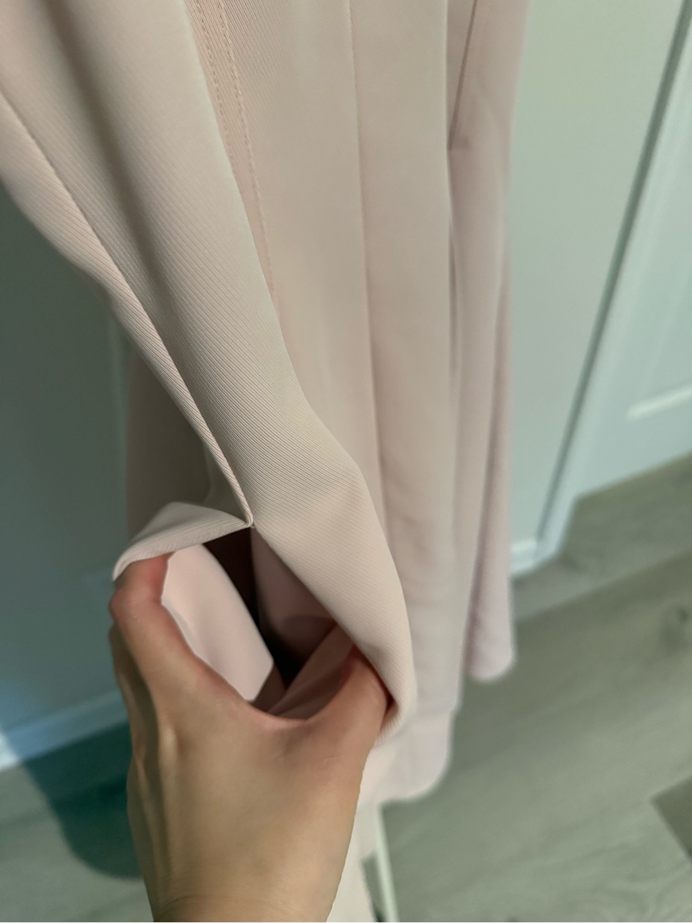 Pink Midi Dress with Pockets - Picture 3 of 5